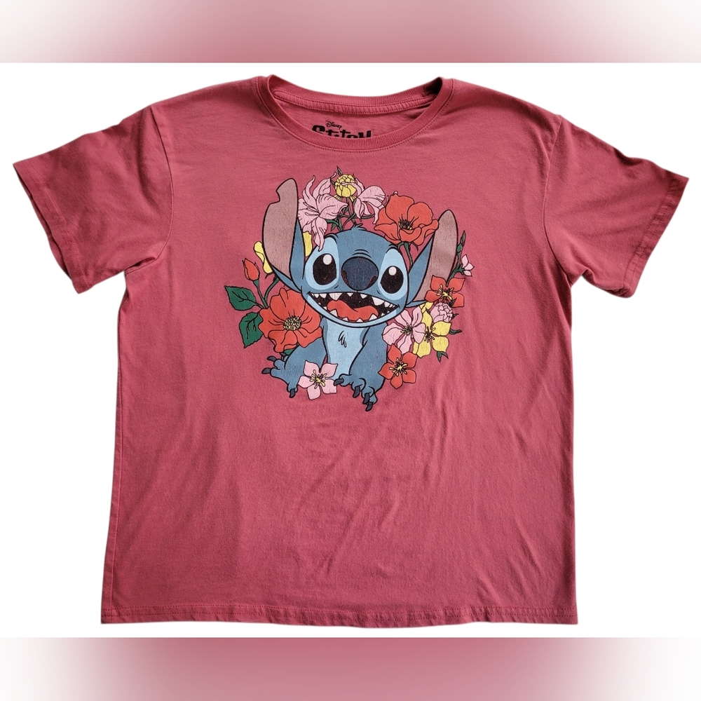 Disney Kids Stitch Graphic T-Shirt - Red